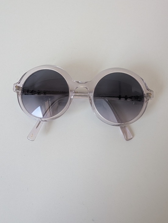 RARE LEITH X Warby Parker Rare Round Sunglasses with Gradient Violet Lenses main image 5
